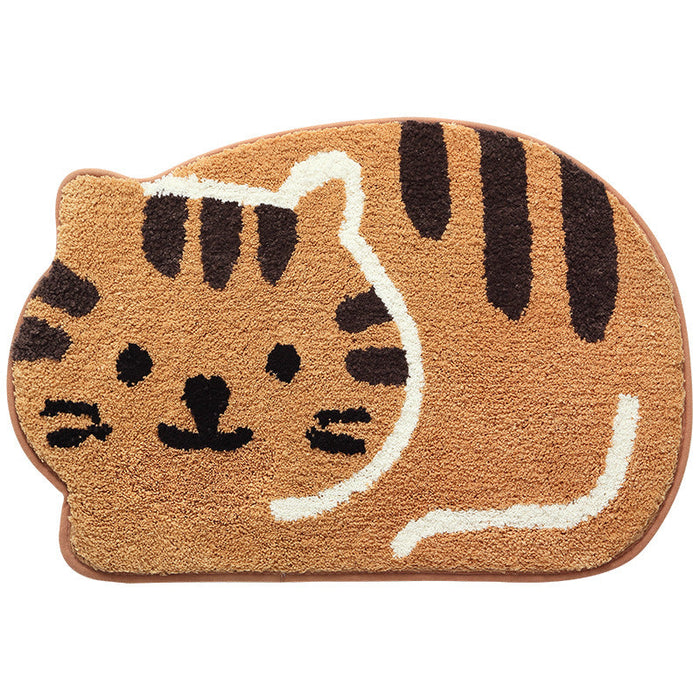 Feblilac Smiling Cat Bath Mat