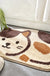 Feblilac Smiling Cat Bath Mat