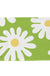 Feblilac Green Background Irregular Daisy Tufted Bath Mat@Frank’s design