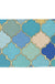 Feblilac Colorful Moroccan Pattern Tufted Bath Mat