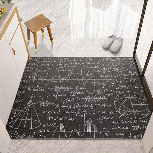 Mathematics PVC Entrance Door Mat