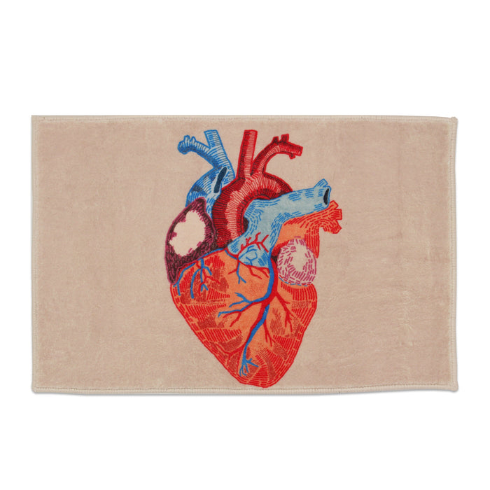 Medical Version of the Heart Bath Mat