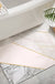 Modern Pink Bath Mat