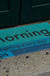 Morning Blue and Green Doormat