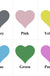 Heart-Shape Bath Mat, Love Mat for Bathroom, Multiple Colors