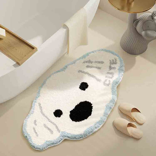 Feblilac Lovely Dog Bath Mat