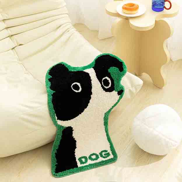 Feblilac Lovely Dog Bath Mat