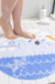 Feblilac PVC Cute Cartoon Animal Suction Cups Tub Rug, Anti Slip Bathtub Mats