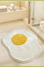 Feblilac Fruit Poached Egg Tufted Bath Mat