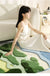 Feblilac Moss Ocean Bedroom Rug Long Runner