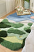 Feblilac Moss Ocean Bedroom Rug Long Runner