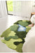Feblilac Green Forest Moss Bedroom Rug Long Runner