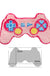 Pink Video Game Controller Mat for Bedroom, Soft and Water-Absorbent