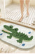 Feblilac Cute Animals Crocodile Bathing Tufted Bath Mat