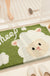 Feblilac Cute Animals Little White Sheep Tufted Bath Mat