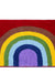 Feblilac Rainbow Bedroom Mat, Cute Colorful Rug