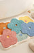 Feblilac Colorful Flower Tufted Bath Mat