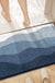 Feblilac Blue Wave Ocean Bath Mat Rug