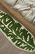 Green Leaf Mat for Bathroom Bedroom