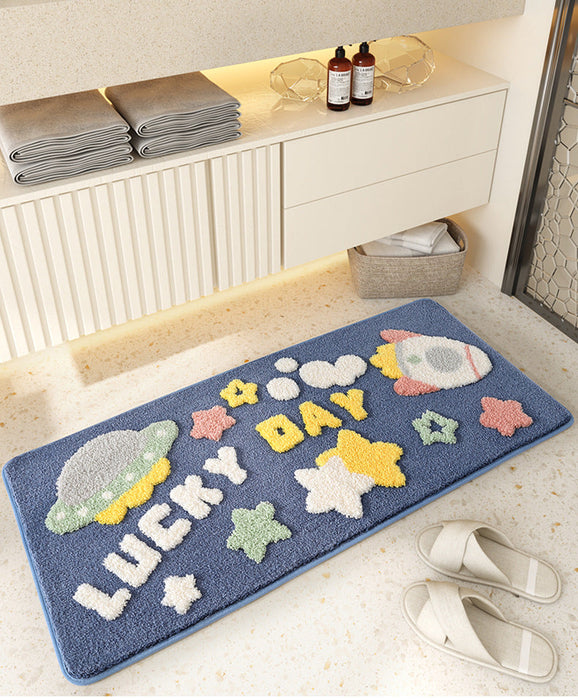 Feblilac Cute Little Lucky Tufted Bath Mat