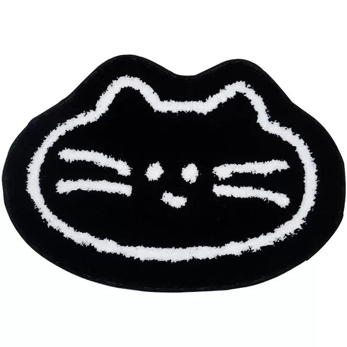 Black Cat Bath Mat