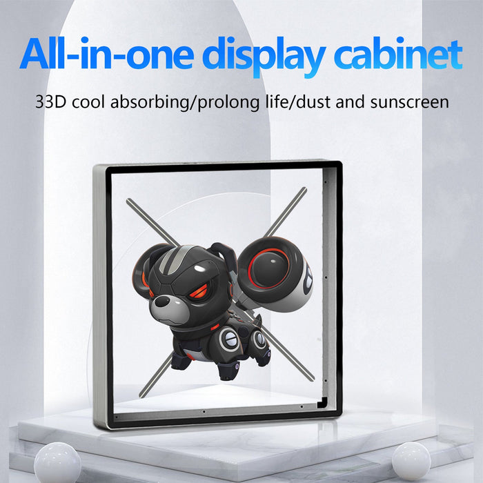 3d Holographic Advertising Machine Projector Aluminum Alloy Cover