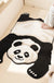 Feblilac Cartoon Animals Panda Tufted Bath Mat