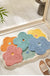 Feblilac Colorful Flower Tufted Bath Mat