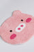 Feblilac Pig Bath Mat, Cute Animal Bathroom Rug, Soft Flush Non-Slip Water Absorbent Mat