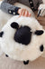 Cute Cartoon Little Lamb Wool Round Pillow