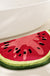 Feblilac Fruit Semicircle Watermelon Tufted Bath Mat