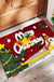 Feblilac Absorbent 3D Three-dimensional Christmas Tufted Bath Mat