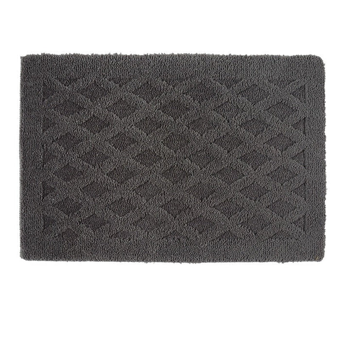 Solid Color Bathroom Mat, Water-Absorbent Bath Mat