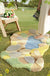 Feblilac Irregular Light Colored Moss Bedroom Rug Long Runner