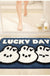 Feblilac Cute Animals Lucky Day White Rabbit Tufted Bath Mat