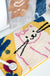 Cute Cartoon Cats and Flowers Bath Mat