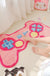 Pink Video Game Controller Mat for Bedroom, Soft and Water-Absorbent