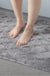 Solid Color Bathroom Mat, Water-Absorbent Bath Mat