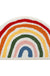 Feblilac Semicircle Rainbow Tufted Bath Mat