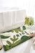 Feblilac Green Leaves Bath Mat, NICE Mat