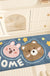 Feblilac Cute Rabbit and Bear Tufted Bath Mat