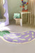 Cute Eggplant Bath Mat, Funny Purple Bathroom Rug