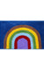 Feblilac Rainbow Bedroom Mat, Cute Colorful Rug