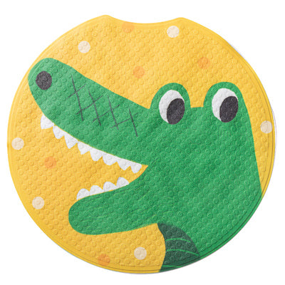 Feblilac PVC Cute Cartoon Animal Suction Cups Tub Rug, Anti Slip Bathtub Mats