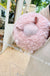 Cute Cartoon Little Lamb Wool Round Pillow