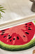 Feblilac Fruit Semicircle Watermelon Tufted Bath Mat