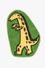 Cute Dinosaur Bedroom Rug, Irregular Shape Mat, Cute Cartoon Area Rug