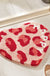 Feblilac Happy Heartbeat Signal Tufted Bath Mat