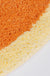 Feblilac Cute Orange Bath Mat, Girl and Citrus Fruit Bathroom Rug, Soft Flush Non-Slip Water Absorbent Mat for Bath