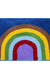 Feblilac Rainbow Bedroom Mat, Cute Colorful Rug